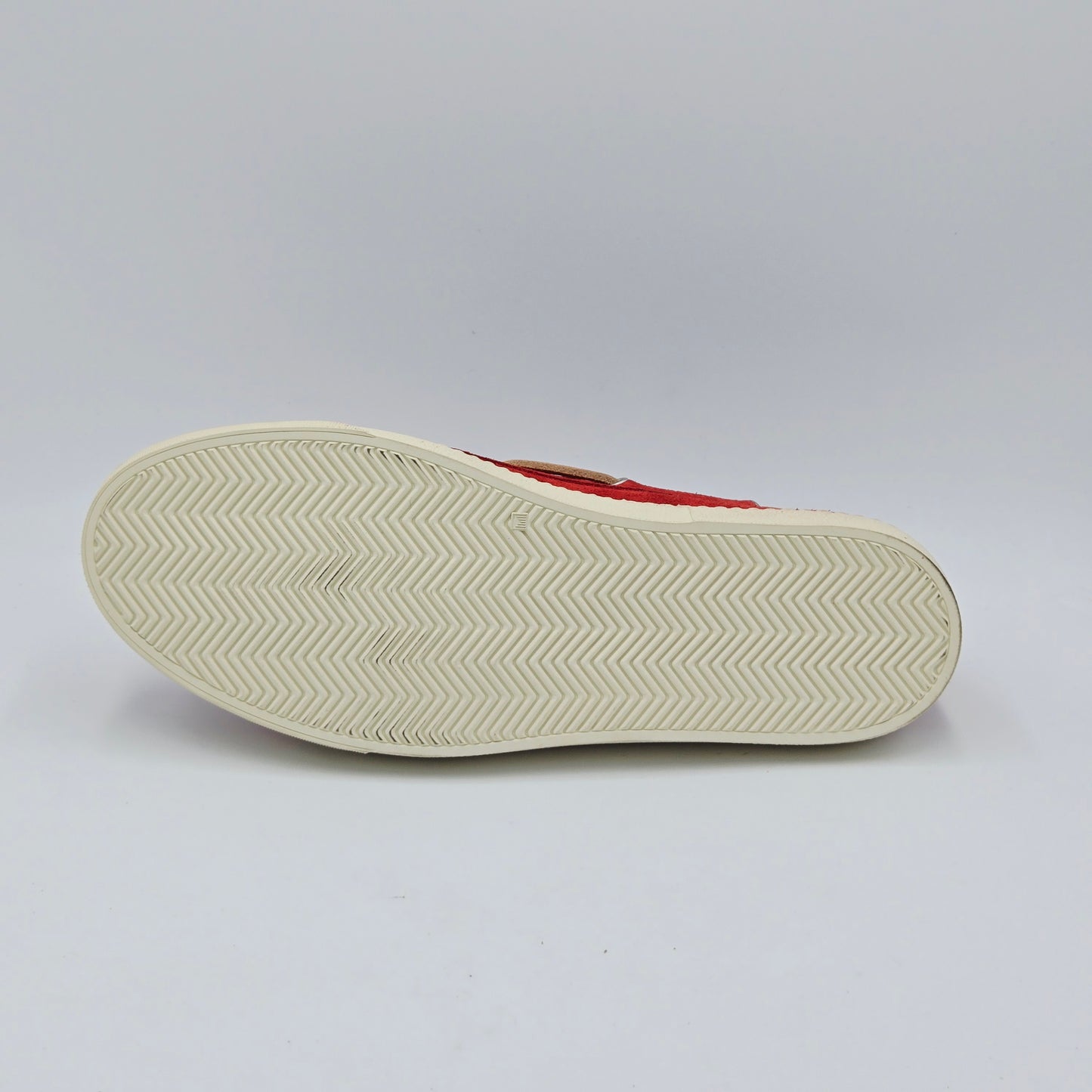 STOKTON Mocassini Uomo pelle scamosciata rosso