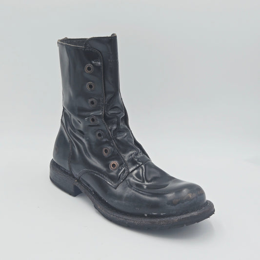 Stivaletti Moma donna 37 nero pelle effetto ruined  225DA