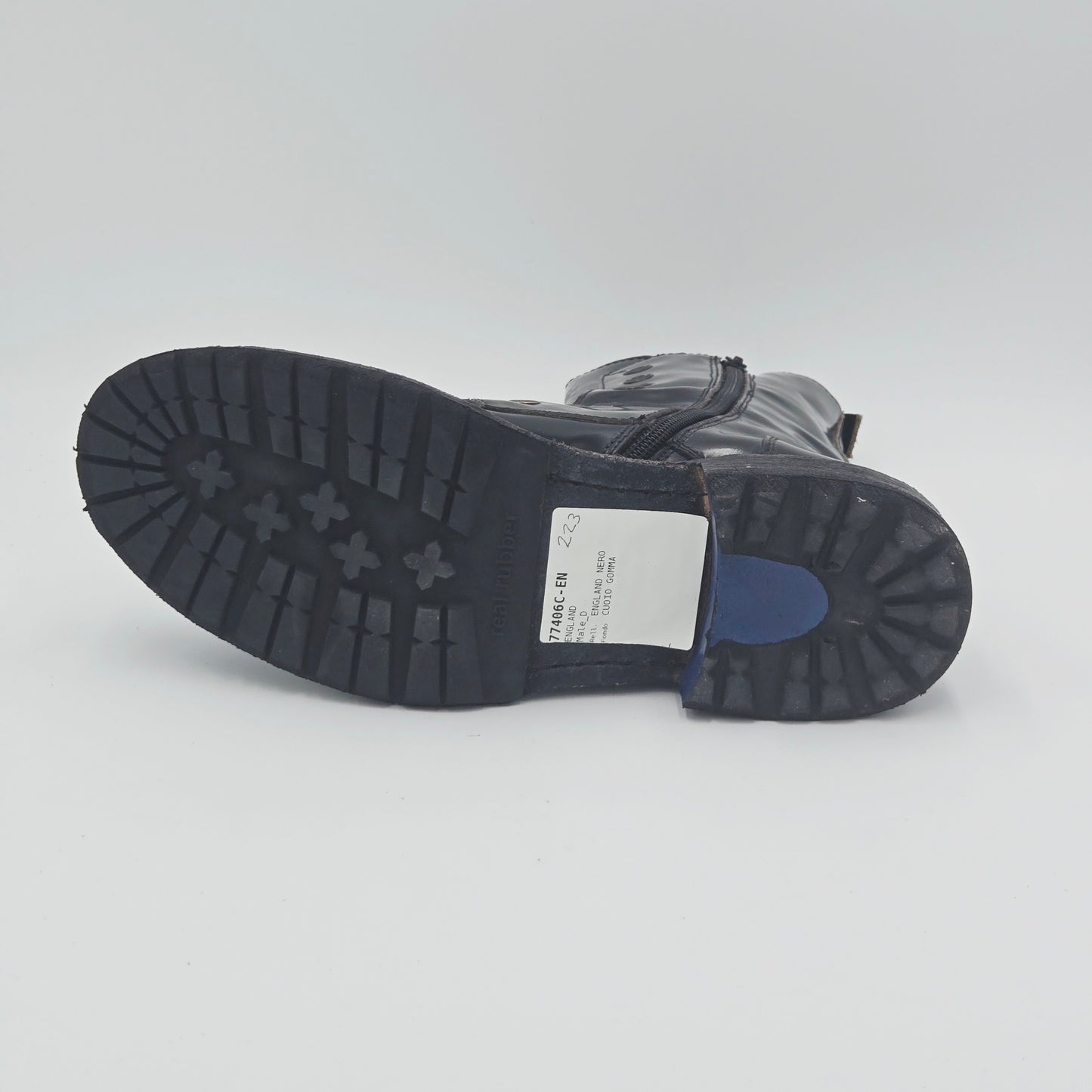 Stivaletti Moma donna 37 nero pelle effetto ruined  225DA