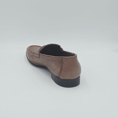 POLLINI Mocassini Uomo pelle marrone