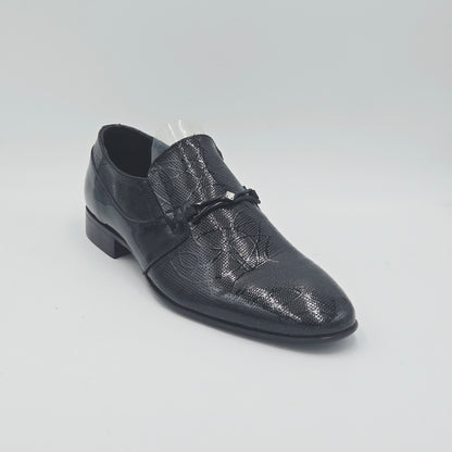EVEET Scarpe classiche Uomo pelle verniciata nero