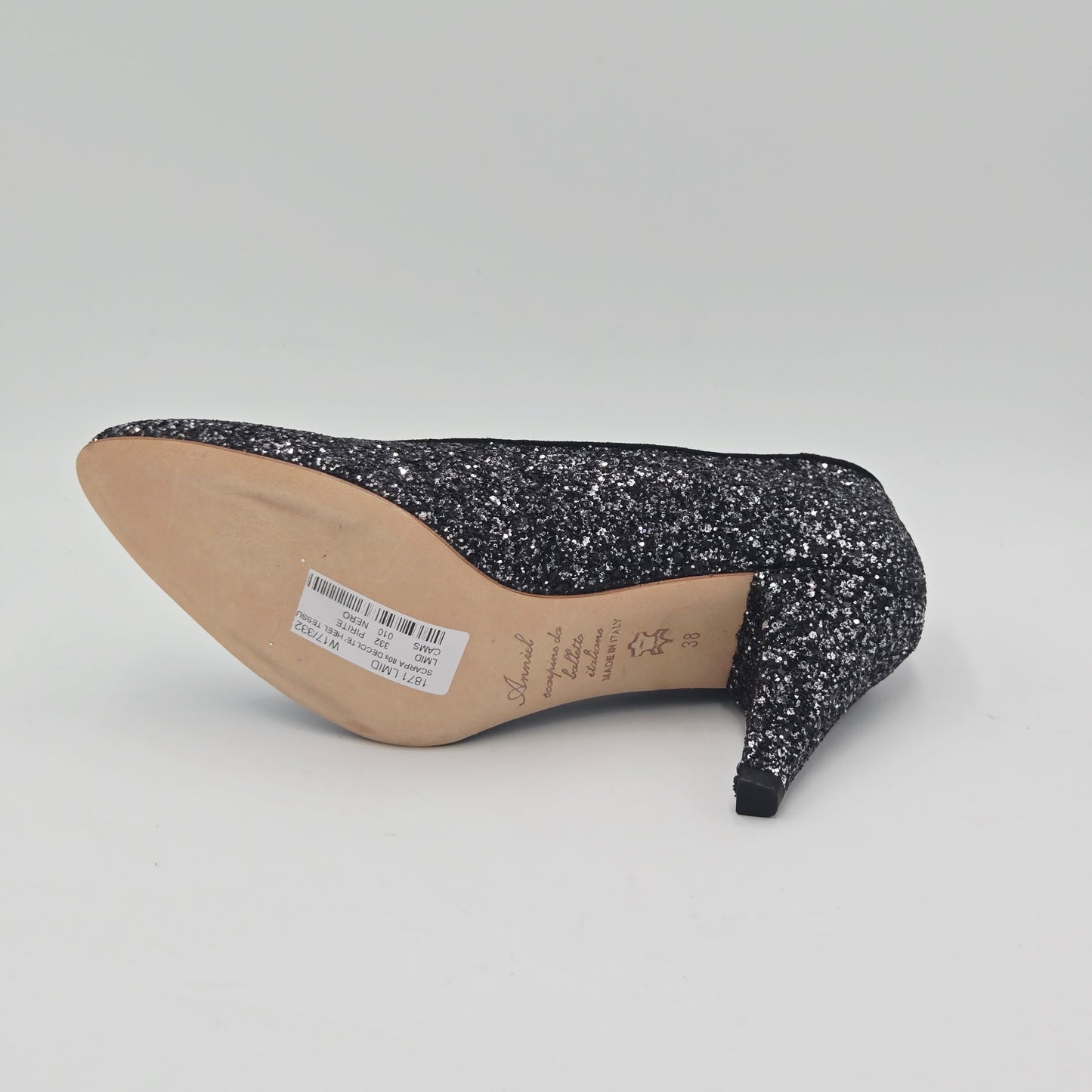 ANNIEL Decolté Donna glitter nero