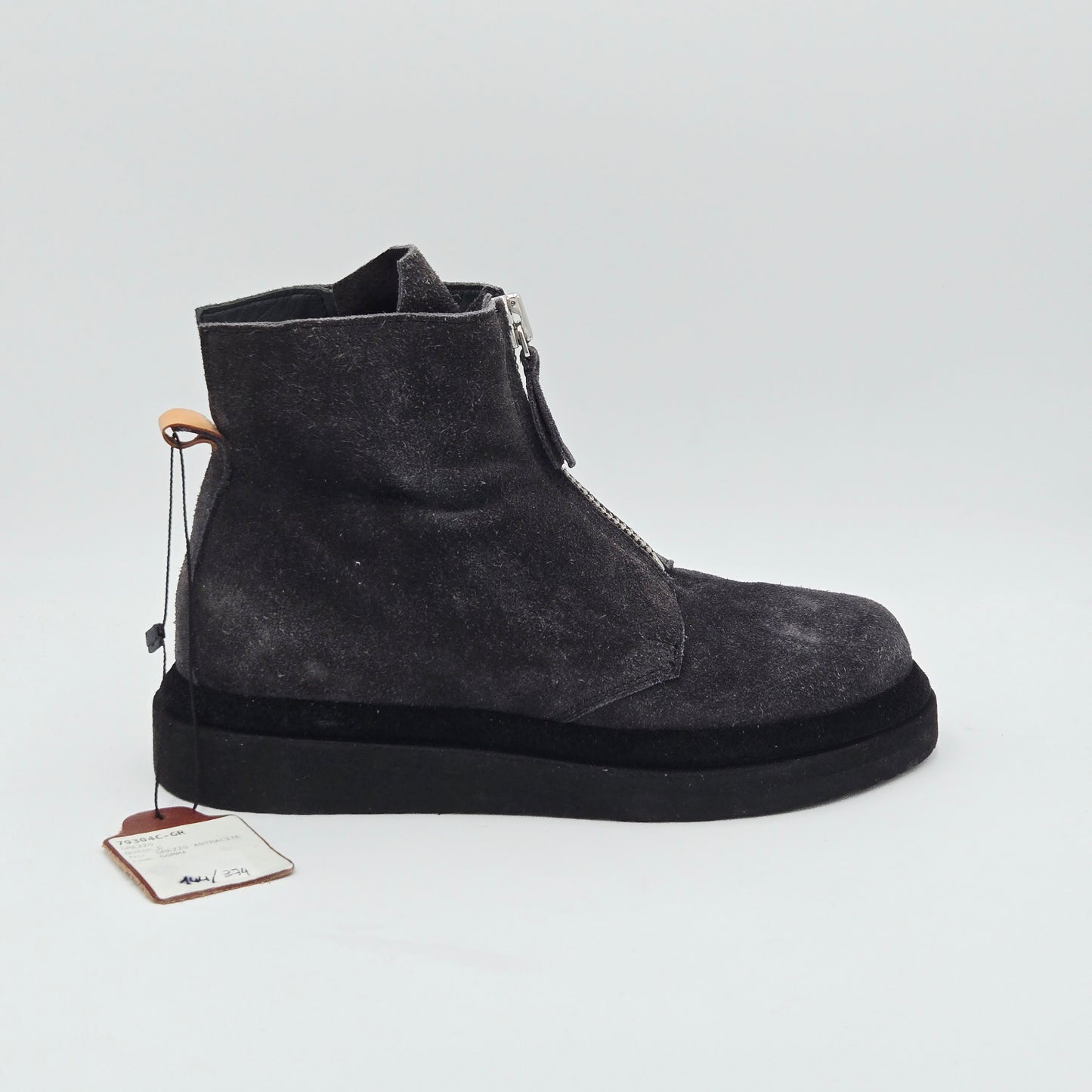 MOMA VINTAGE Stivaletti Donna pelle scamosciata grigio