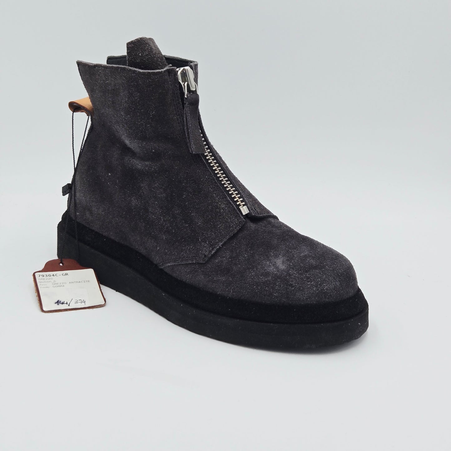 MOMA VINTAGE Stivaletti Donna pelle scamosciata grigio