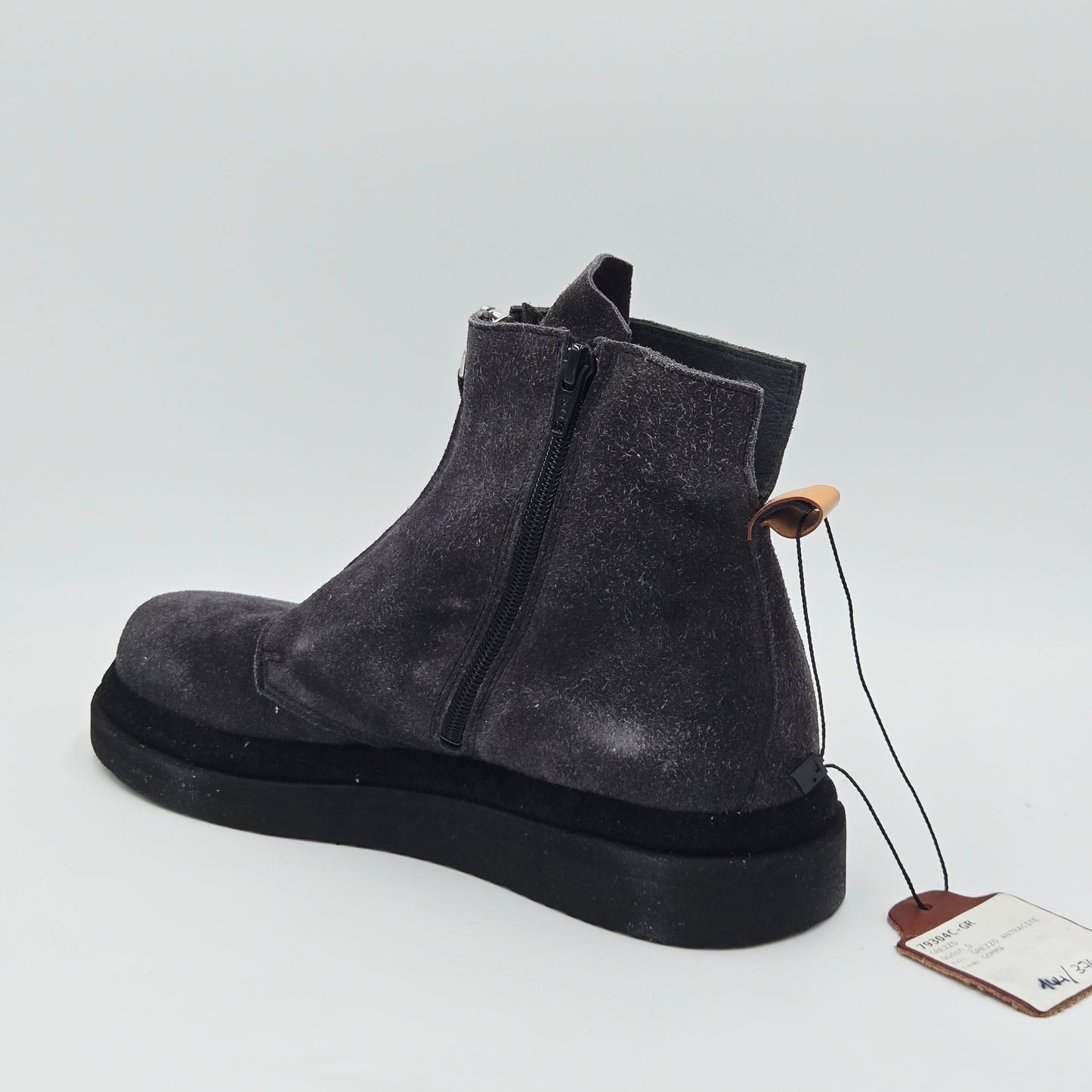 MOMA VINTAGE Stivaletti Donna pelle scamosciata grigio