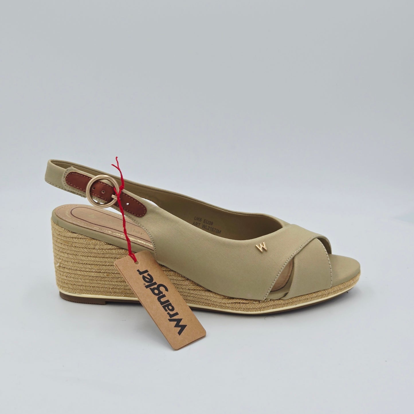 WRANGLER MILA Sandali Donna tessuto beige