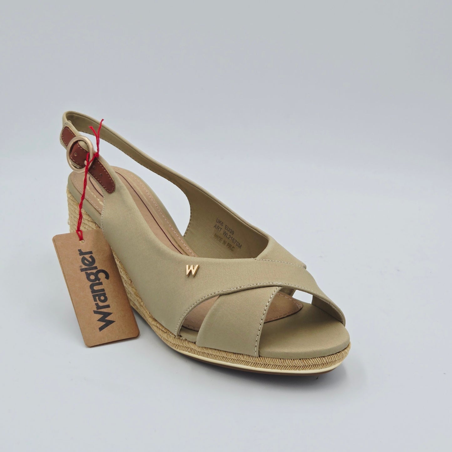 WRANGLER MILA Sandali Donna tessuto beige