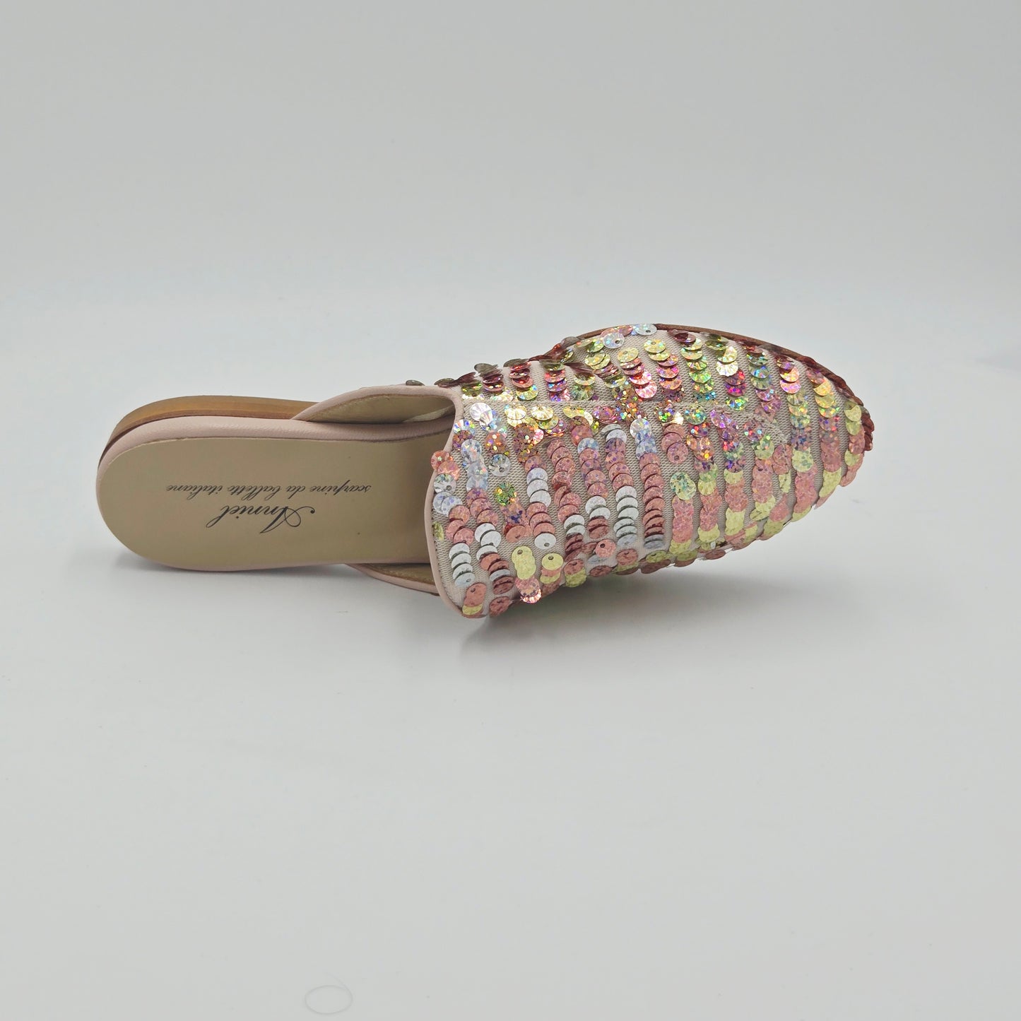 ANNIEL Sandali Donna paillettes rosa