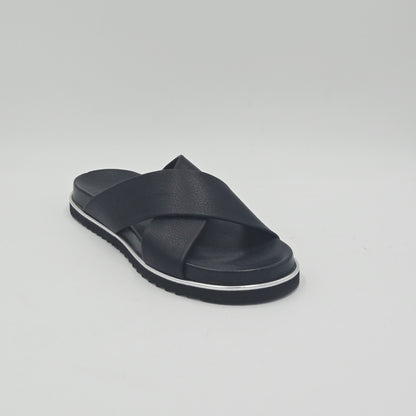 POLLINI Sandali Donna pelle nero