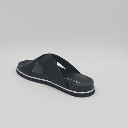 POLLINI Sandali Donna pelle nero