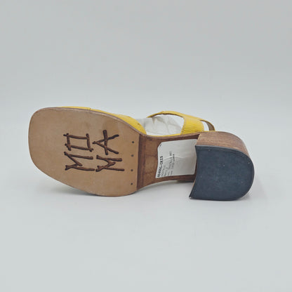 MOMA 46406G VINTAGE Sandali Donna pelle giallo
