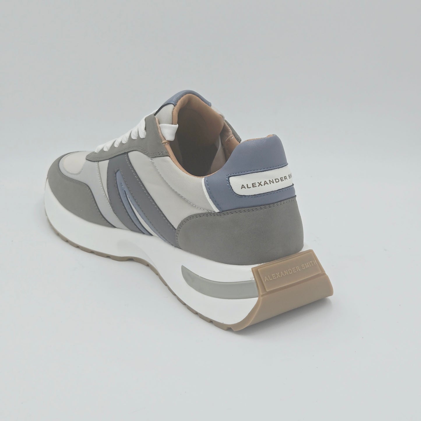 ALEXANDER SMITH Sneaker Uomo camoscio sintetico grigio
