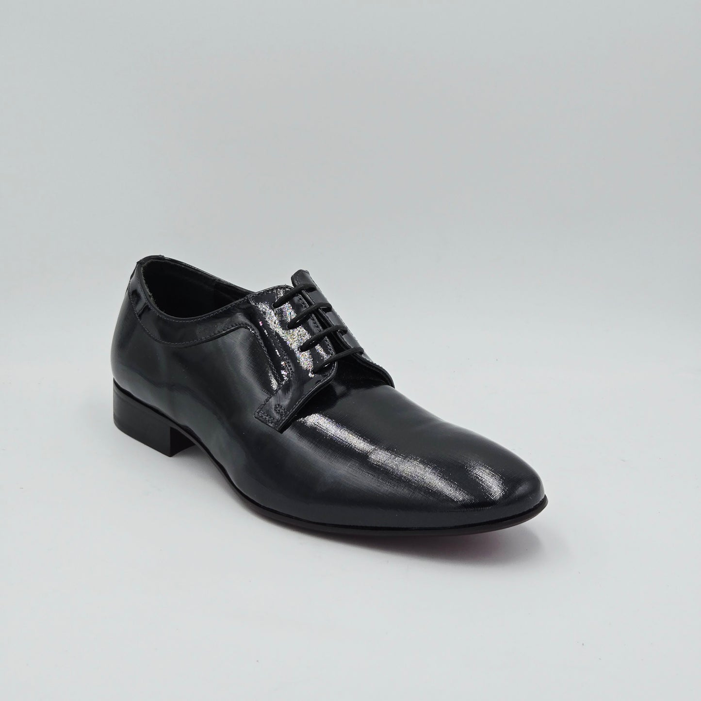 EVEET Scarpe classiche Uomo pelle verniciata grigio