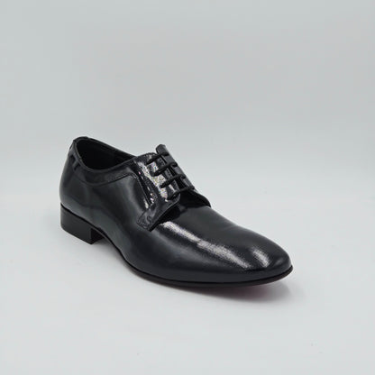 EVEET Scarpe classiche Uomo pelle verniciata grigio