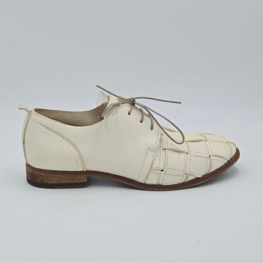 MOMA 39409A VINTAGE Scarpe Classiche Donna pelle bianco