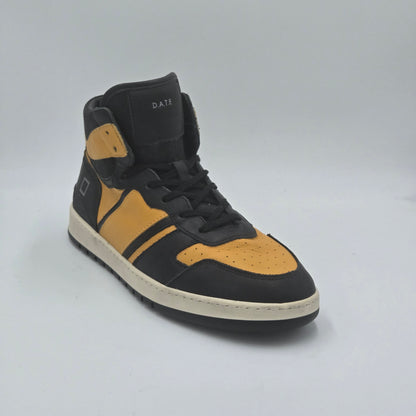 D.A.T.E. SPORT NIGHT Scarpe da ginnastica Uomo pelle giallo