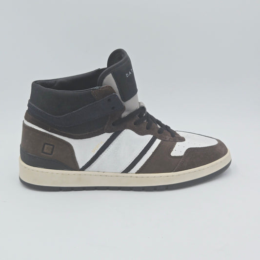 D.A.T.E. SPORT HIGH Scarpe da ginnastica Uomo pelle scamosciata marrone