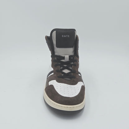 D.A.T.E. SPORT HIGH Scarpe da ginnastica Uomo pelle scamosciata marrone
