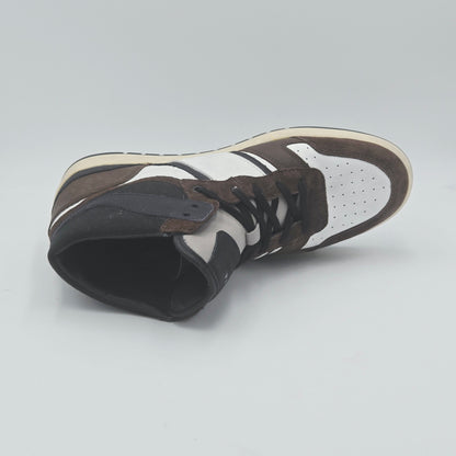 D.A.T.E. SPORT HIGH Scarpe da ginnastica Uomo pelle scamosciata marrone