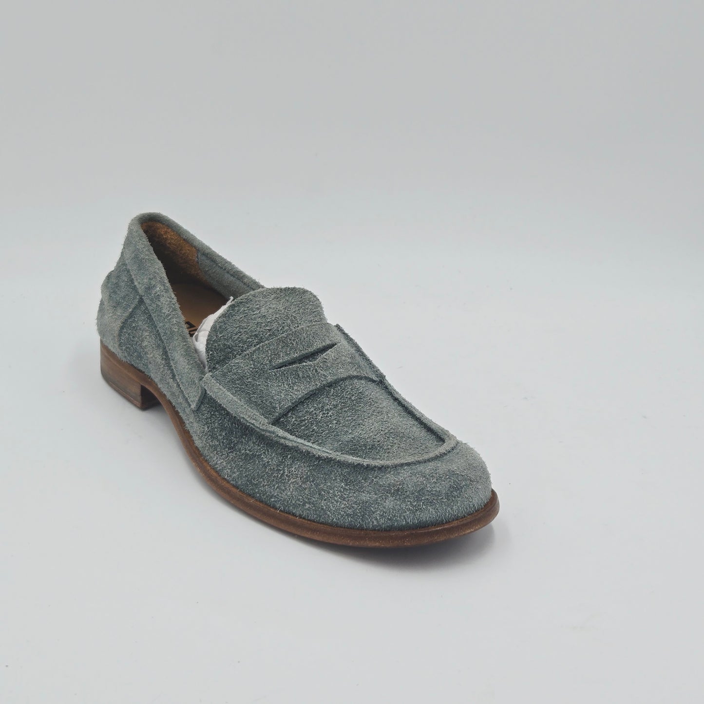 MOMA VINTAGE Mocassini Donna pelle scamosciata verde