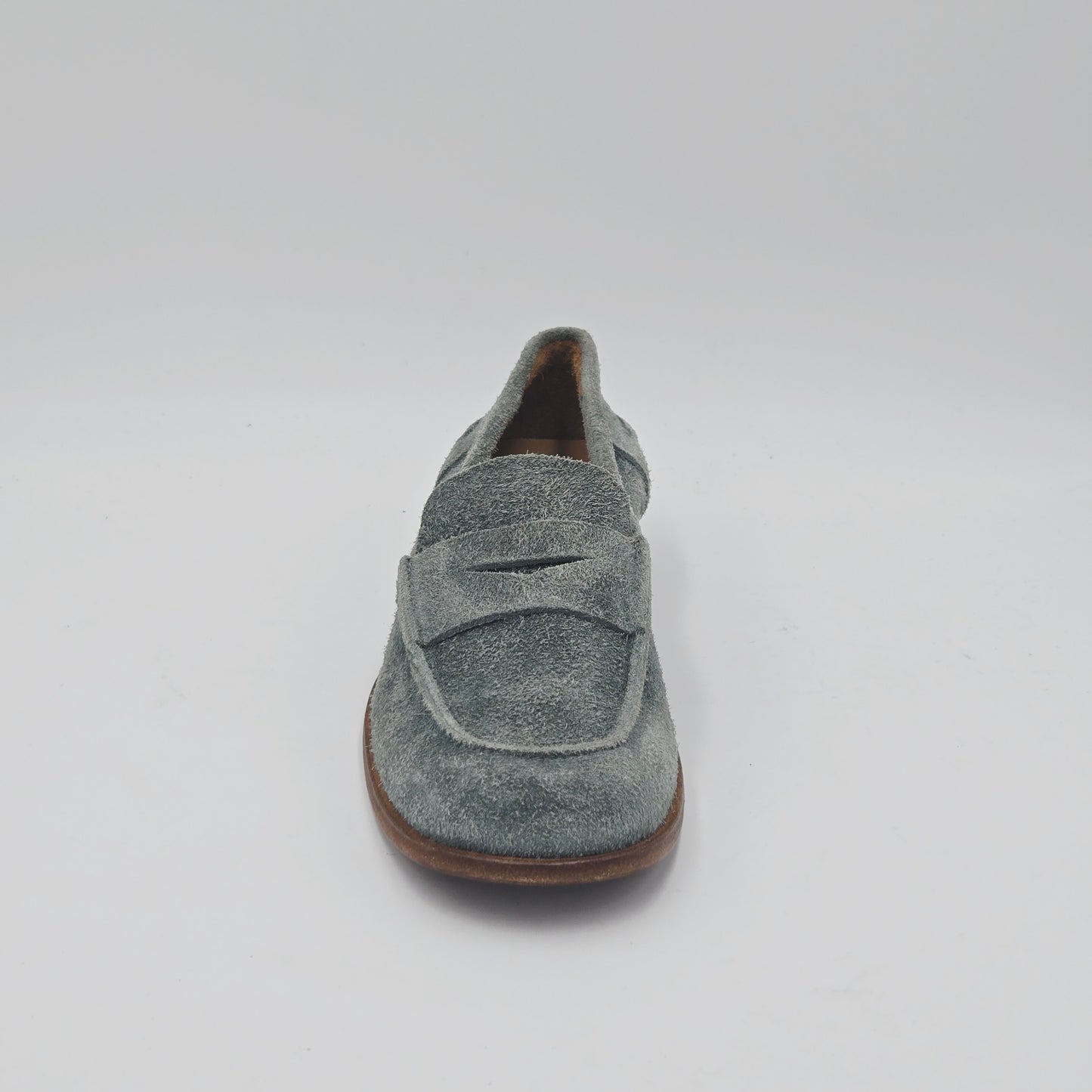 MOMA VINTAGE Mocassini Donna pelle scamosciata verde