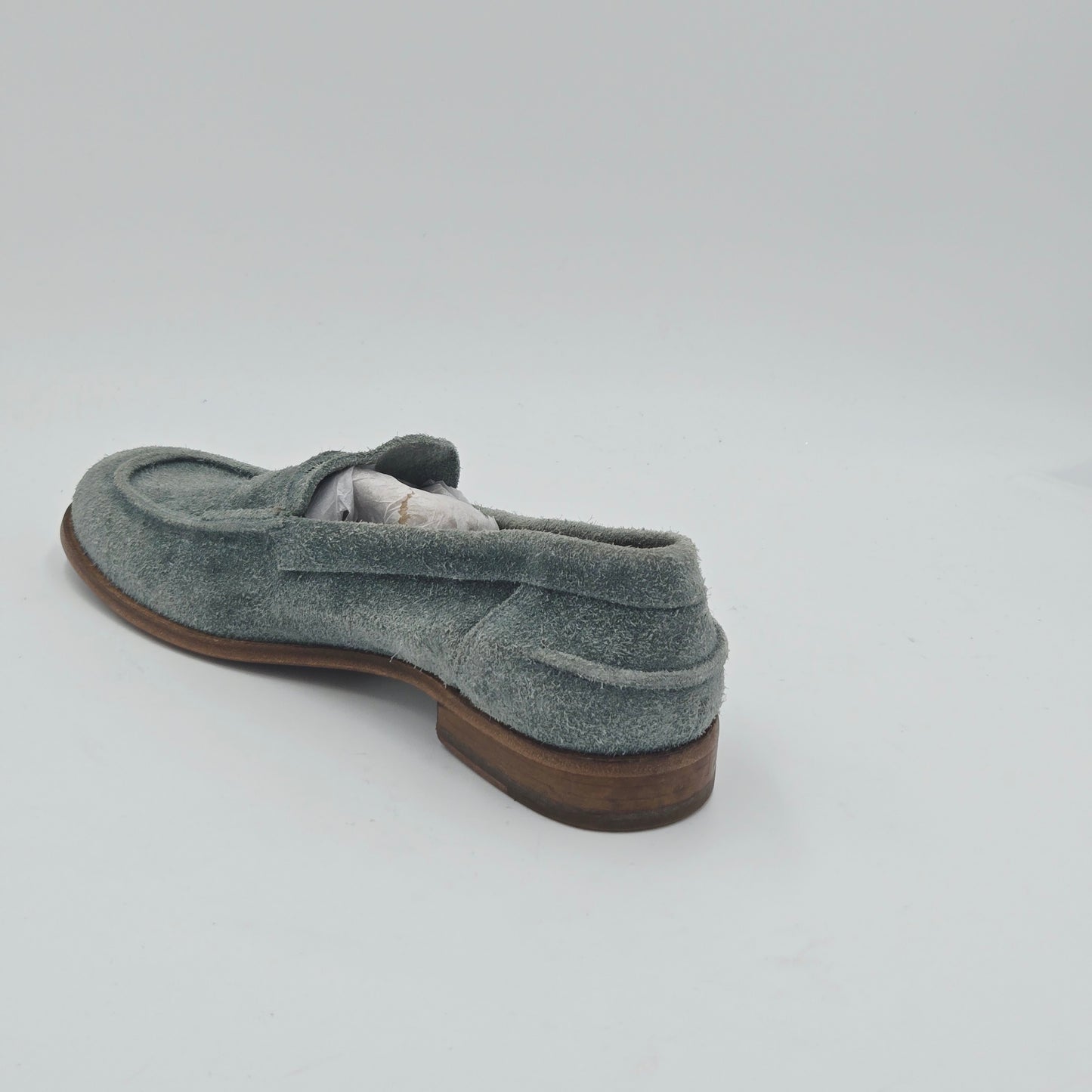 MOMA VINTAGE Mocassini Donna pelle scamosciata verde