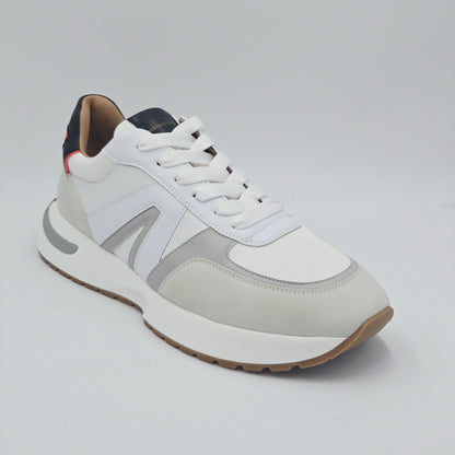 ALEXANDER SMITH Sneaker Uomo tessuto bianco