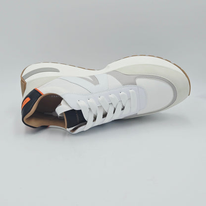 ALEXANDER SMITH Sneaker Uomo tessuto bianco