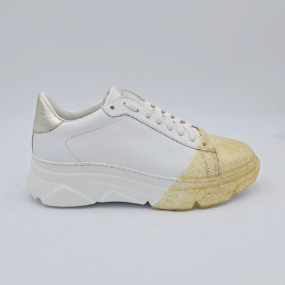 STOKTON Sneaker Donna pelle bianco