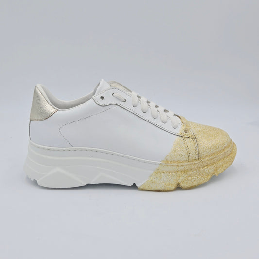 STOKTON Sneaker Donna pelle bianco