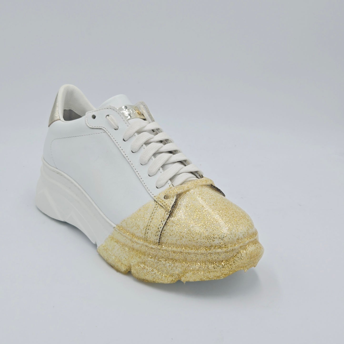 STOKTON Sneaker Donna pelle bianco