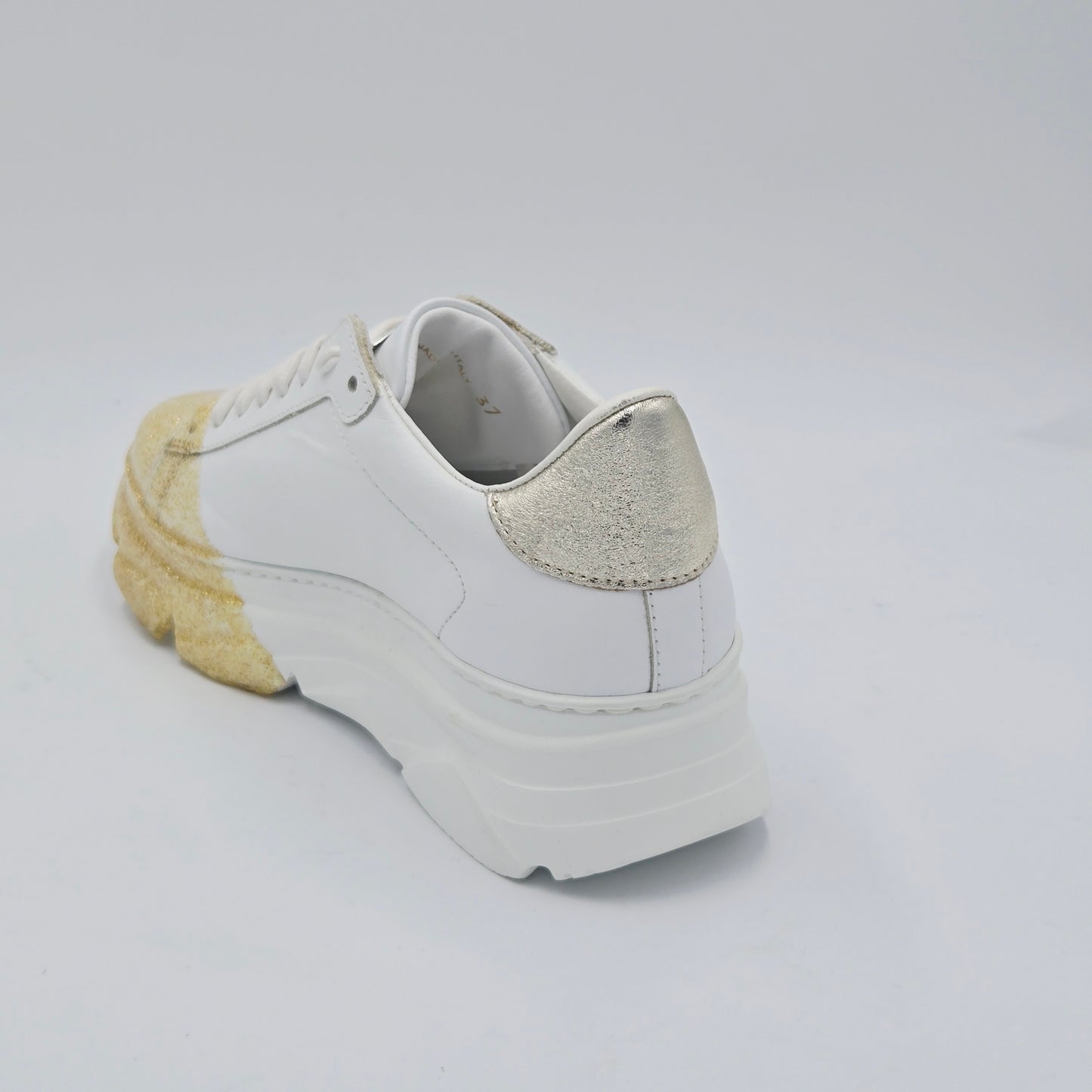 STOKTON Sneaker Donna pelle bianco