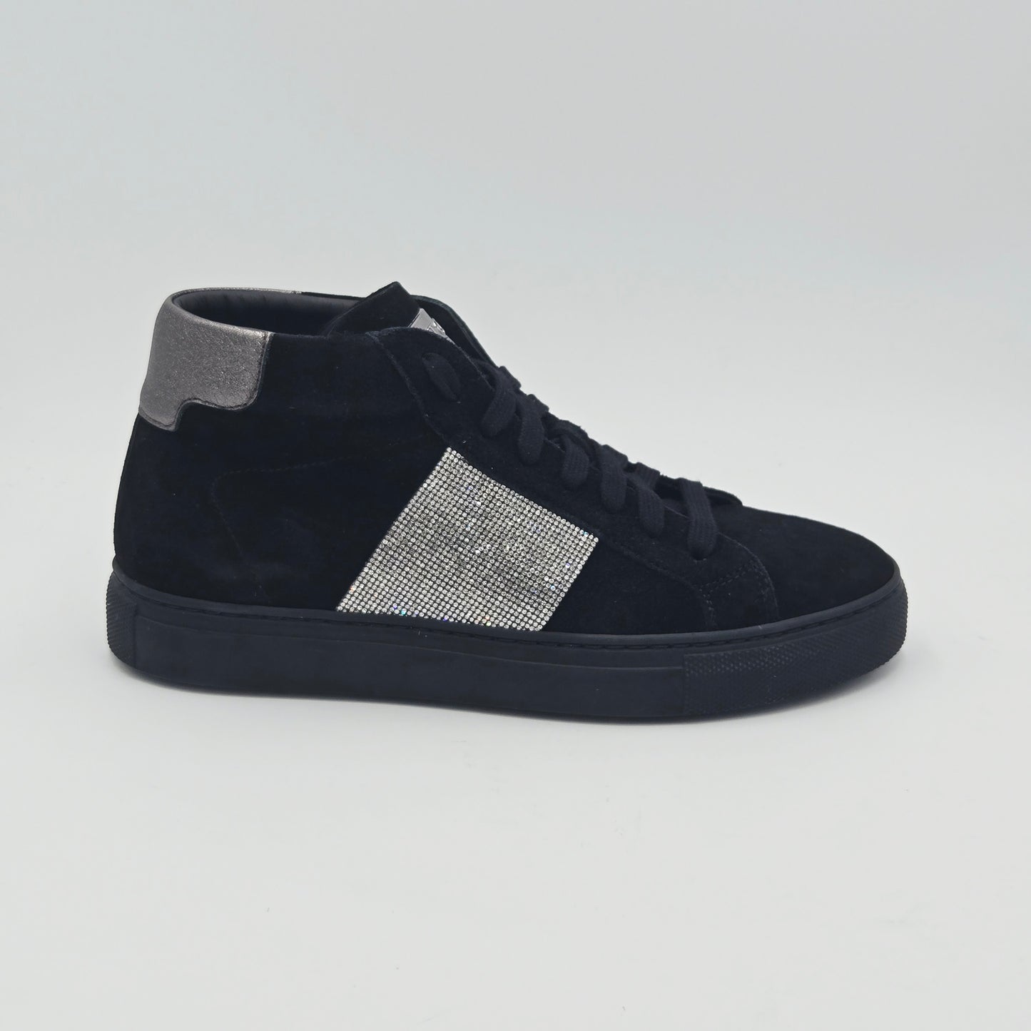 STOKTON Sneaker Donna pelle scamosciata nero