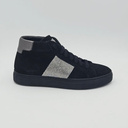 STOKTON Sneaker Donna pelle scamosciata nero
