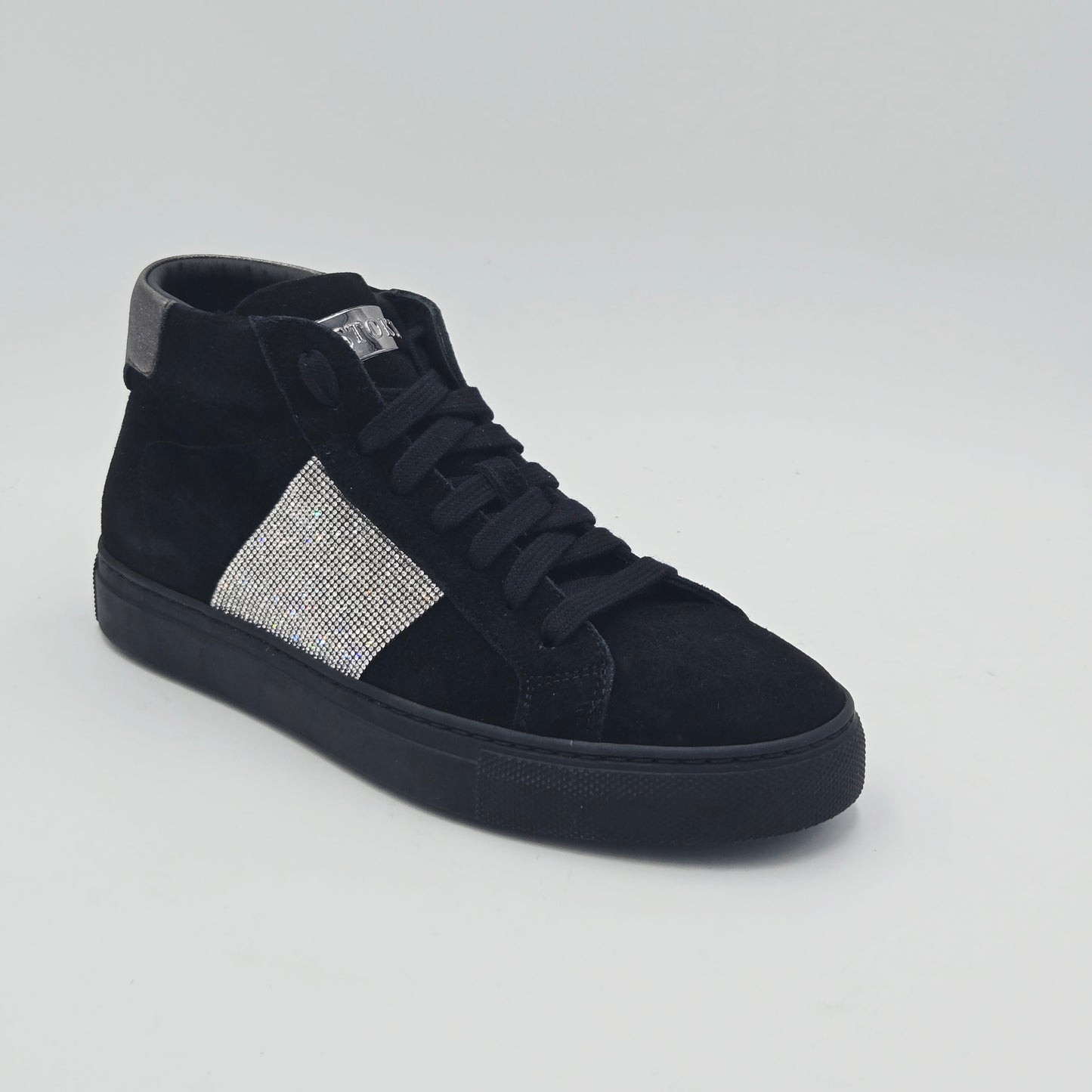 STOKTON Sneaker Donna pelle scamosciata nero