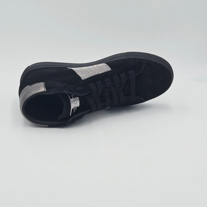 STOKTON Sneaker Donna pelle scamosciata nero