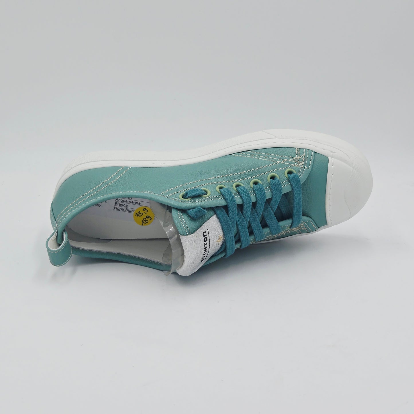 STOKTON Sneaker Donna pelle verde