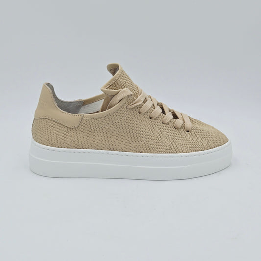 STOKTON Sneaker Donna pelle beige