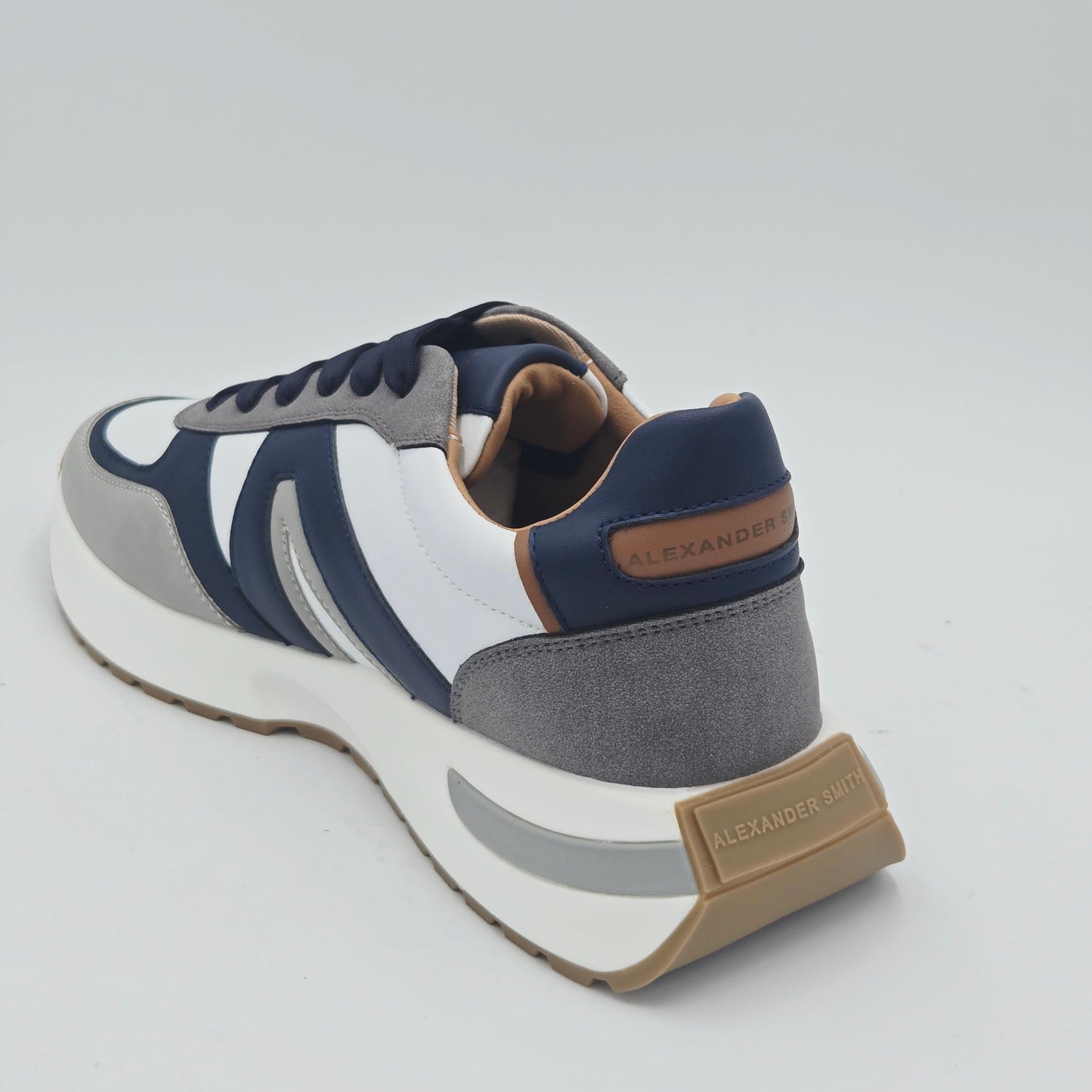 ALEXANDER SMITH Sneaker Uomo pelle sintetica bianco