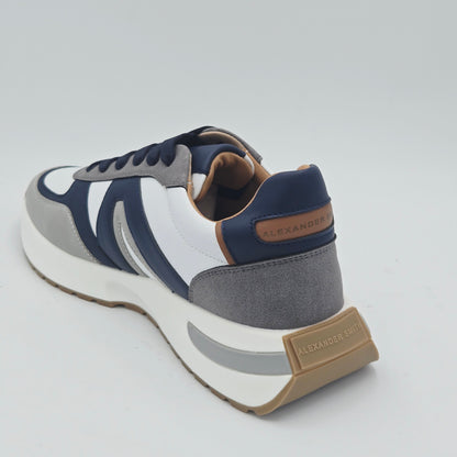 ALEXANDER SMITH Sneaker Uomo pelle sintetica bianco