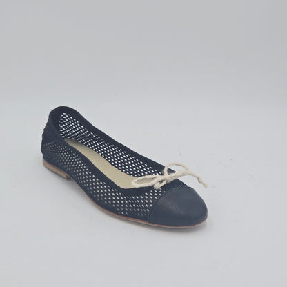 ANNIEL Ballerine Donna tessuto nero