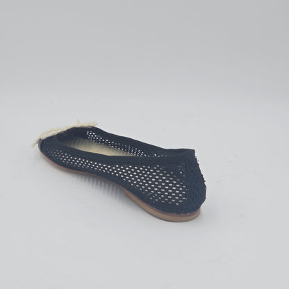 ANNIEL Ballerine Donna tessuto nero