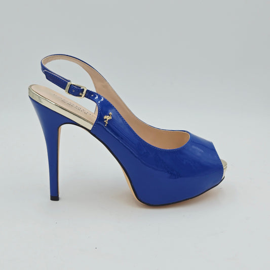 PACOMENA by MENBUR Decolté Donna pelle verniciata blu