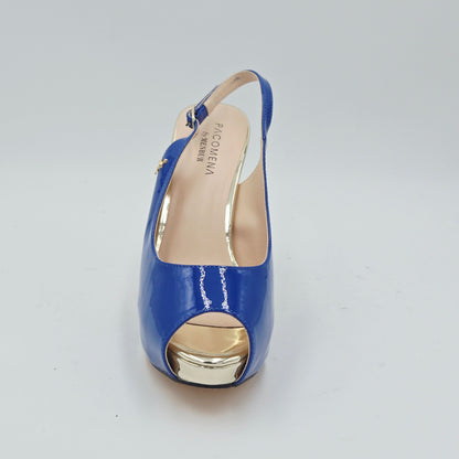 PACOMENA by MENBUR Decolté Donna pelle verniciata blu