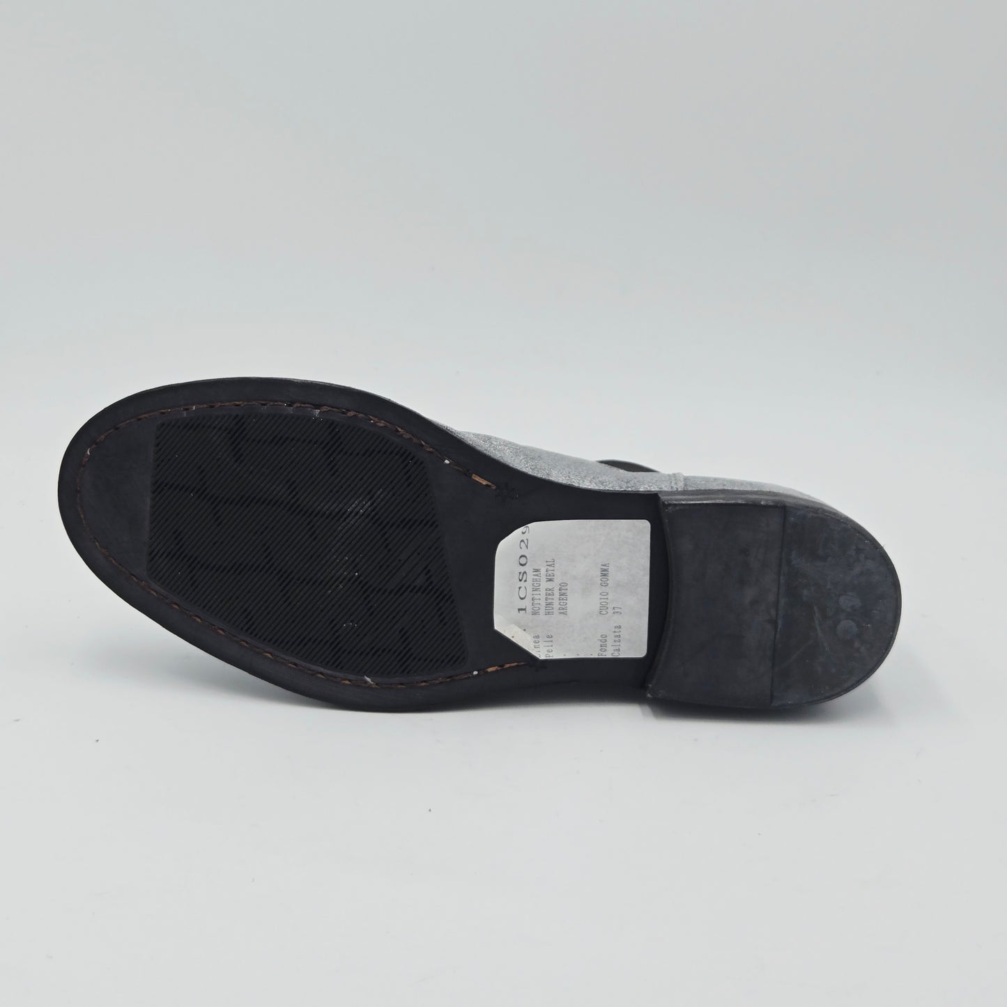 MOMA Stivaletti Donna pelle scamosciata argento