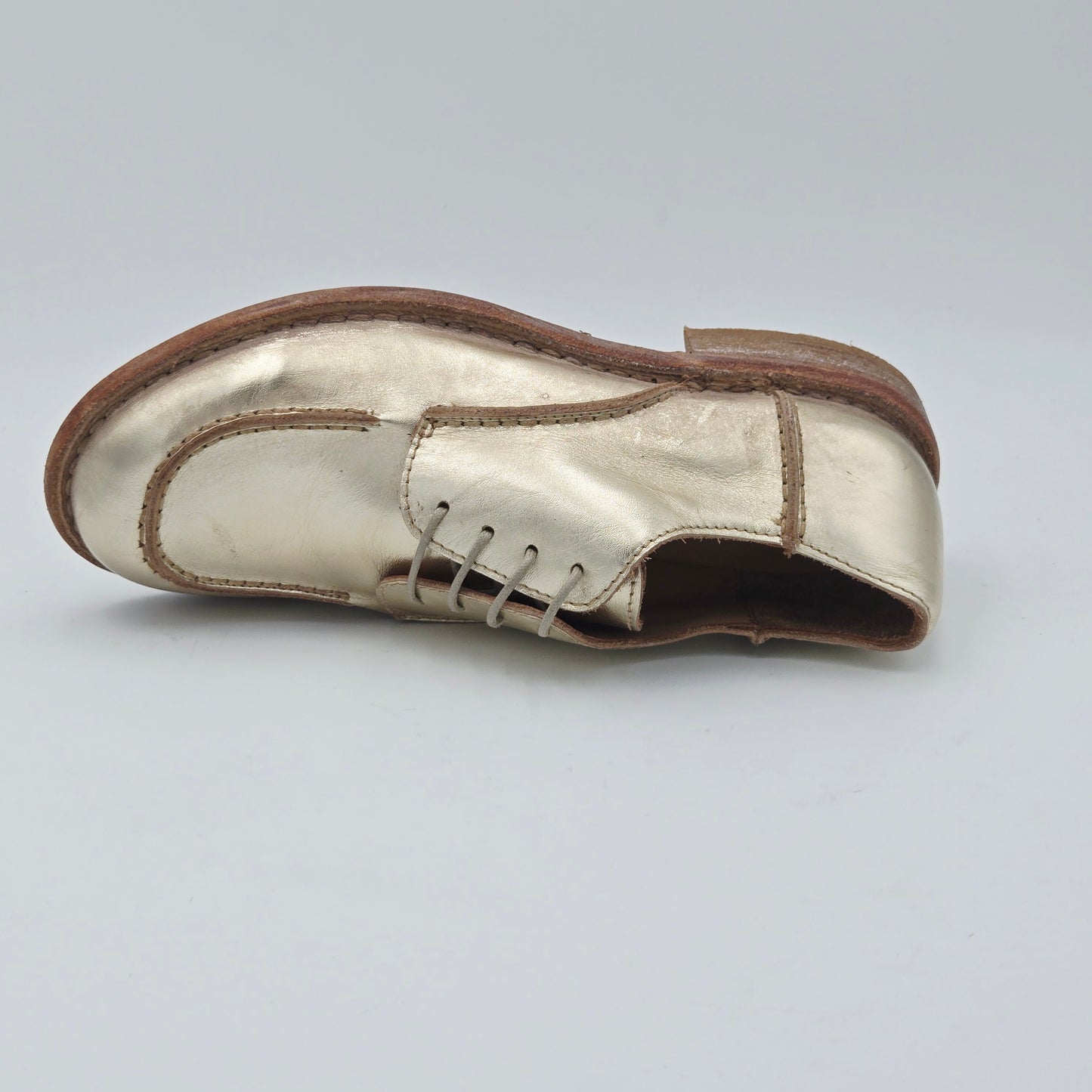 MOMA 1AS436-RA Scarpe Classiche Donna pelle oro