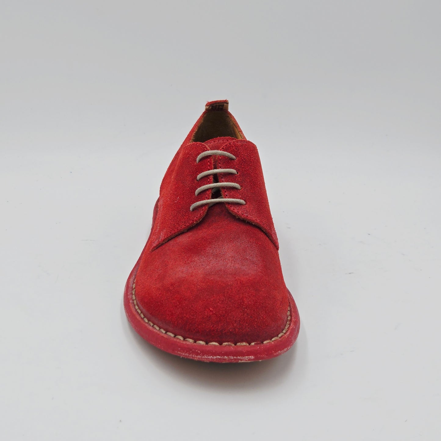 MOMA 1AS403-MAS Scarpe Classiche Donna pelle scamosciata rosso