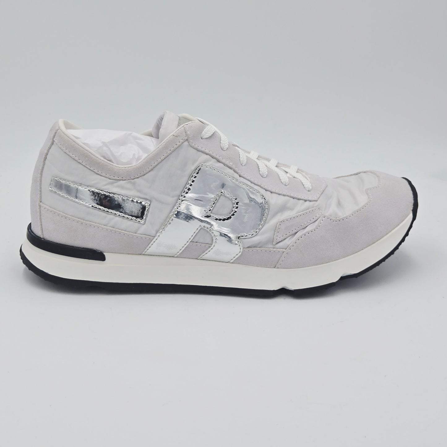 RUCOLINE Sneaker Uomo pelle scamosciata bianco