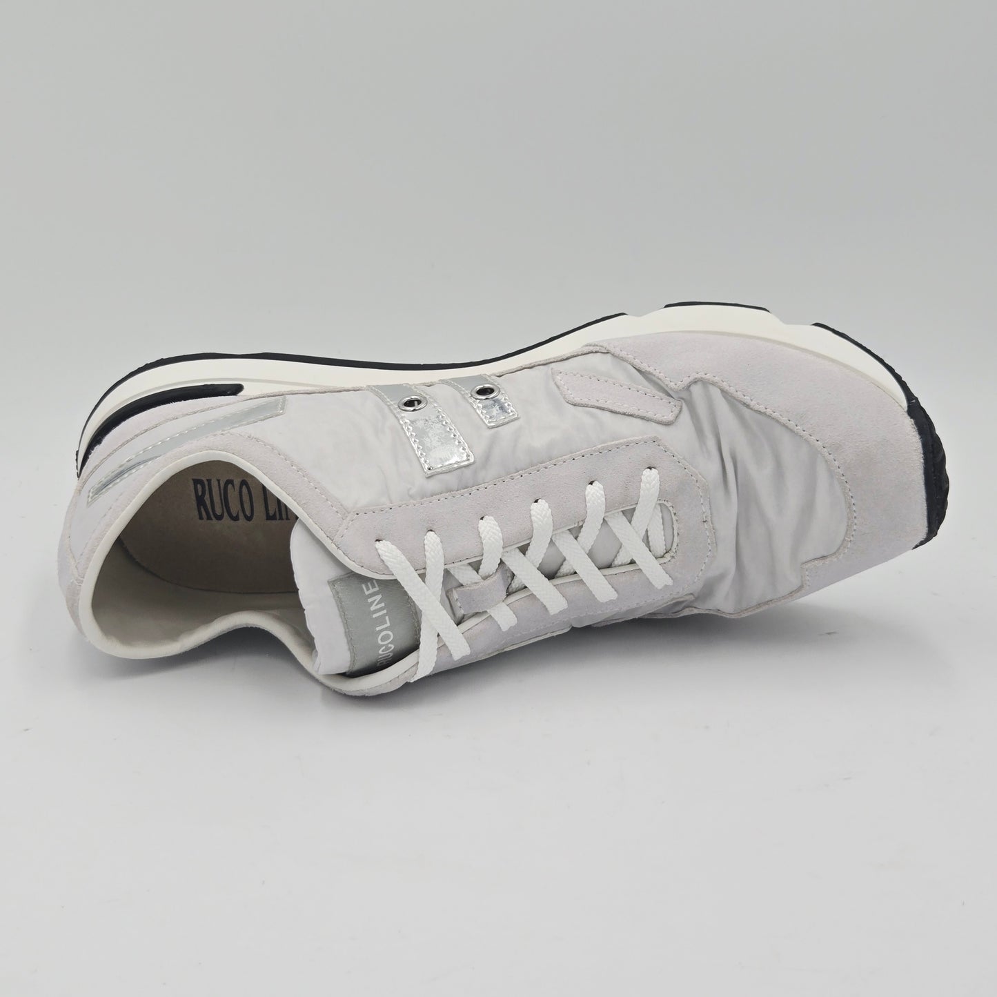 RUCOLINE Sneaker Uomo pelle scamosciata bianco
