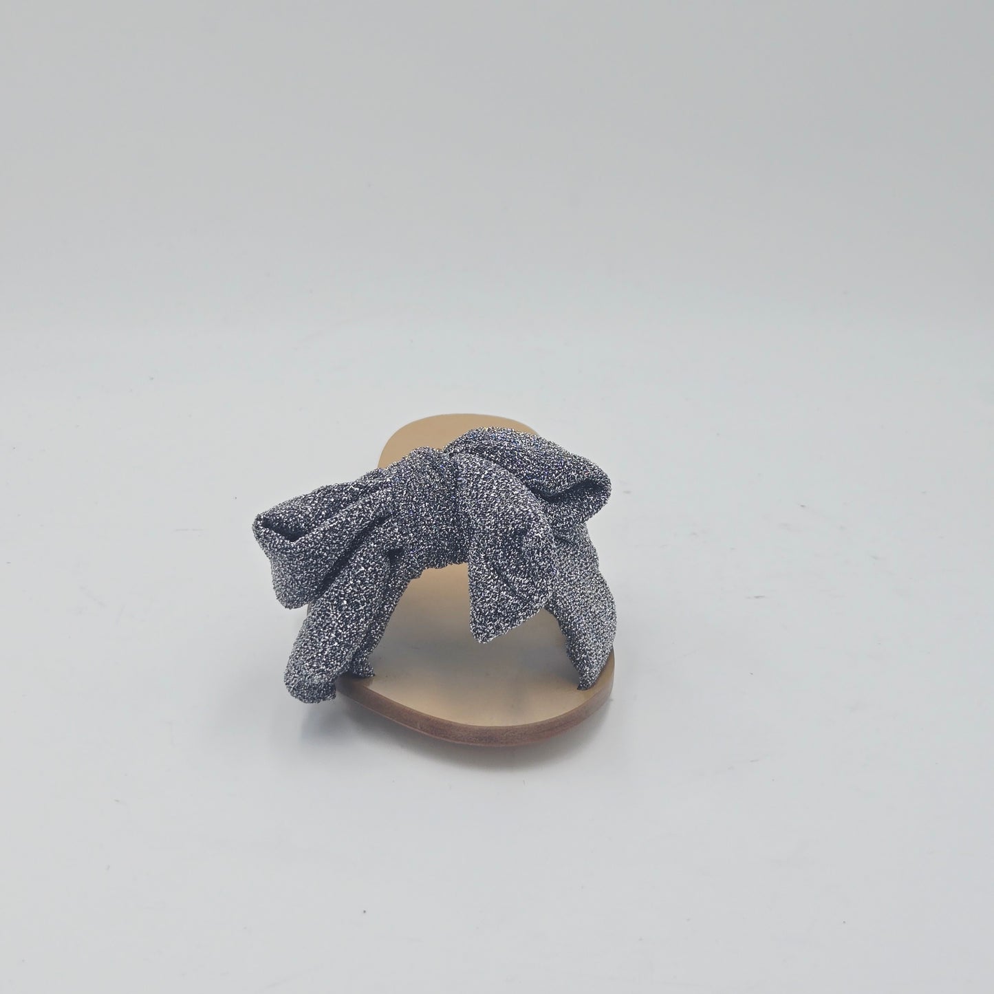 ANNIEL Sandali Donna tessuto argento